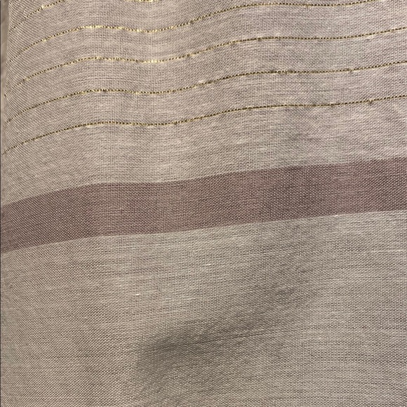 LOFT Cream and Tan Relaxed Long Sleeve Tunic - Picture 6 of 14